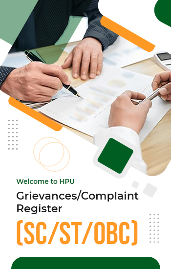 Grievances / Complaint Register(SC/ST/OBC)